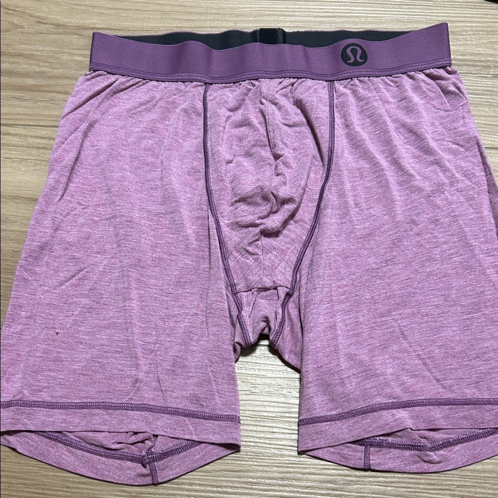 lululemon athletica Men’s Heathered Mauve Boxer Briefs